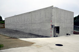 施工事例（建設部）農水タンク築造工事